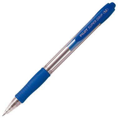 Bolígrafo Tinta Aceite Pilot Super Grip Azul Blíster /2 ud.